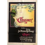CHINATOWN POSTER. An original US one sheet poster (27 x 41") for 'Chinatown'.