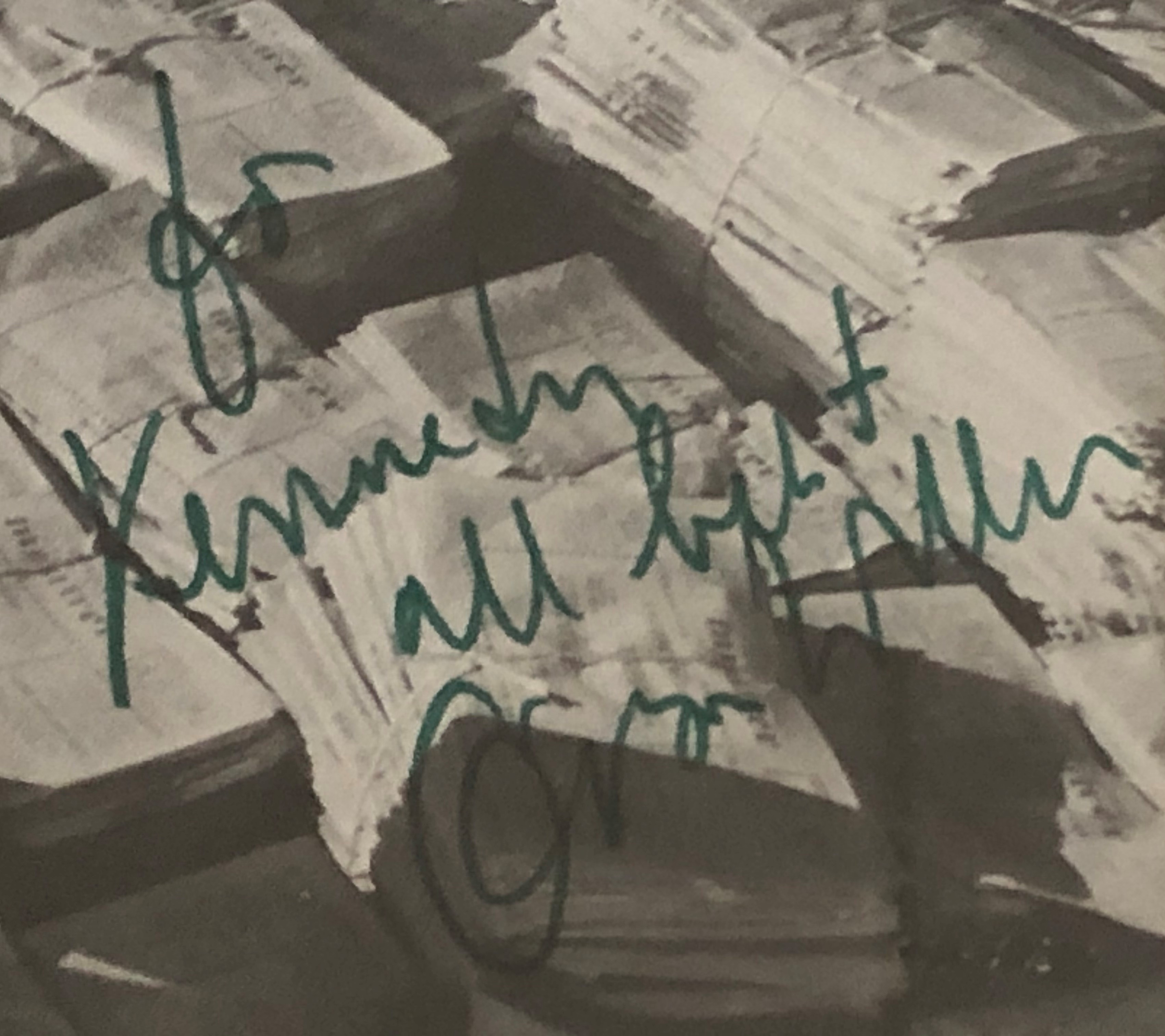 ORSON WELLES AUTOGRAPH. - Image 2 of 2