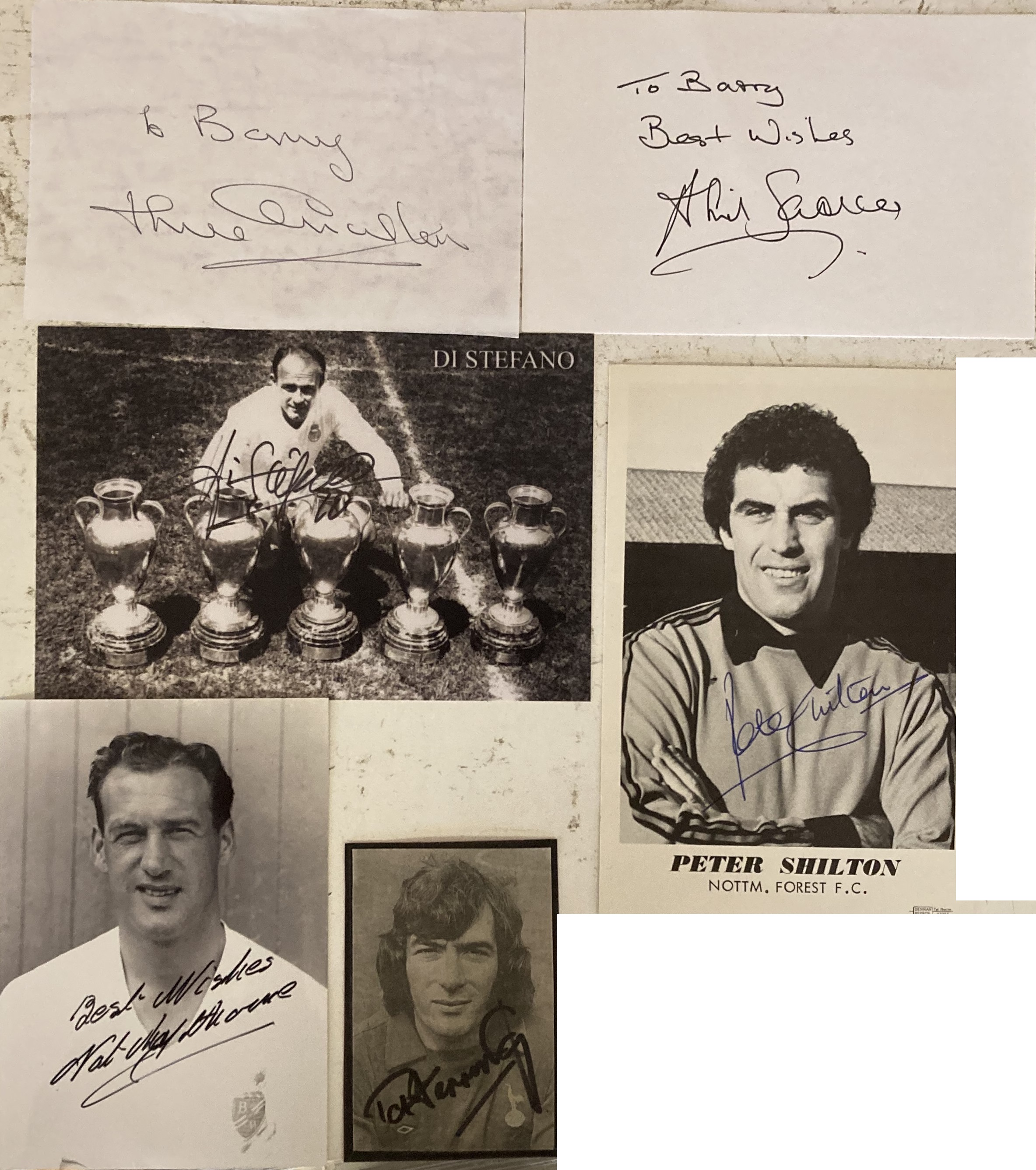 FOOTBALL LEGENDS AUTOGRAPHS - INC WORLD CUP WINNERS. - Image 8 of 9