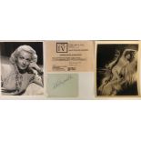 RITA HAYWORTH AND LANA TURNER SIGNED.