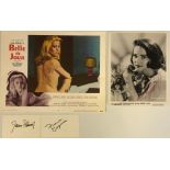 CATHERINE DENEUVE AND MORE SIGNED.