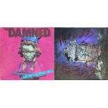 THE DAMNED - TWO SIGNED 7" SINGLES.