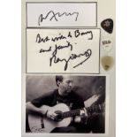 RAY DAVIES/BRYAN FERRY AUTOGRAPHS.