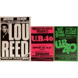 UB40 / LOU REED POSTERS.