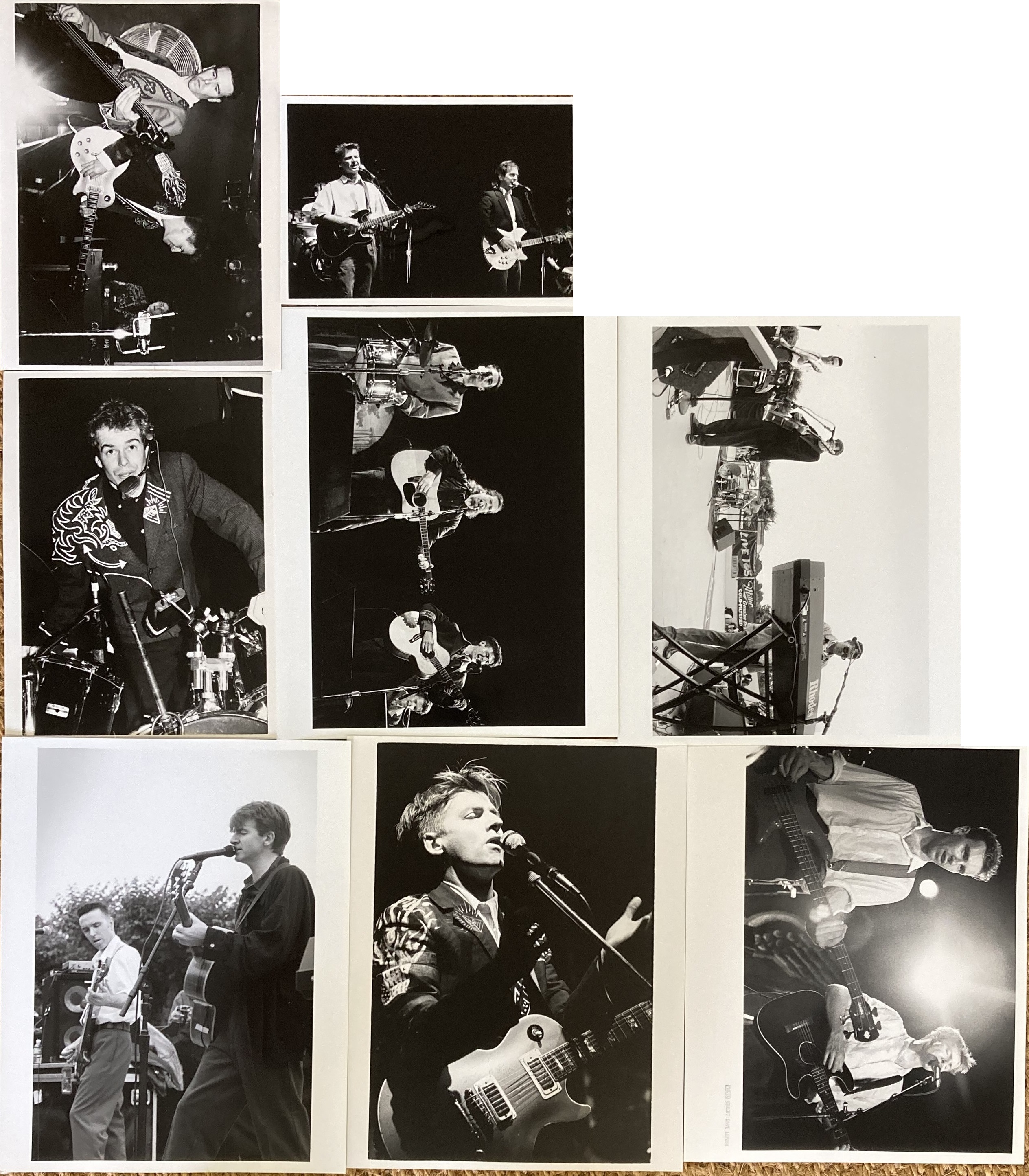 PROFESSIONAL/PROMOTIONAL MUSIC PHOTOGRAPHS - CROWDED HOUSE.