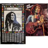 BOB MARLEY SURVIVAL/LIVE ALBUM POSTERS.