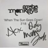 ARCTIC MONKEYS SIGNED PROMO CD.