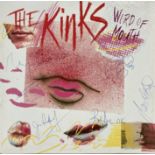 THE KINKS SIGNED LP SLEEVE.