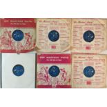 ELVIS PRESLEY - UK 78RPM COLLECTION. Brill collection of 17 x original UK 10" 78RPM from The King.