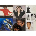 1980s/90S FEMALE STARS - JOAN ARMATRADING/SADE SIGNED.