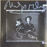 DAVID BOWIE / PHILIP GLASS / BRIAN ENO SIGNED CD INNER.