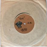 UB40 - KING/FOOD FOR THOUGHT 7" ACETATE (TAPE ONE STUDIOS).