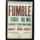 FUMBLE 1970S POSTER - TEASER/BIG WILL.