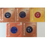 DECCA 7" COLLECTION - R&R RARITIES. Shakin' pack of 5 x original UK Decca R&R 7" rarities.