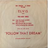 ELVIS PRESLEY - FOLLOW THAT DREAM EP (US 1962 PROMO - EPA-4368).