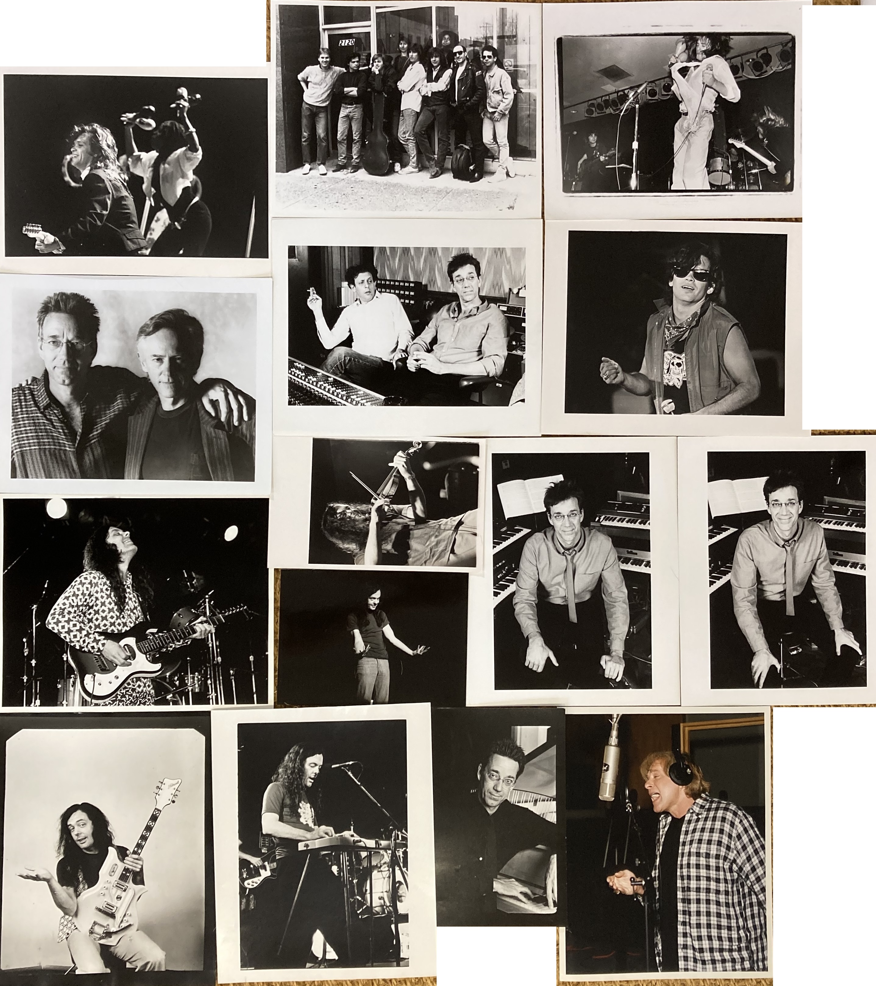 PROFESSIONAL/PROMOTIONAL MUSIC PHOTOGRAPHS - EDDIE MONEY / DAVID LINDLEY / THE DOORS RAY MANZAREK .