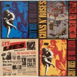 GUNS N' ROSES - LPs. Ferocious pack of 4 x LPs from Guns N' Roses.