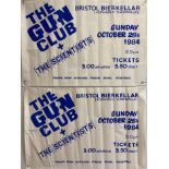 THE GUN CLUB BRISTOL POSTERS.