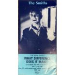 THE GEOFF TRAVIS ARCHIVE - THE SMITHS WHAT DIFFERENCE DOES IT MAKE POSTER.