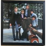 THE YARDBIRDS FRAMED PHOTOGRAPH. A framed photograph of The Yardbirds, developed from the negative.