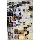 HUGE POP STAR AUTOGRAPH ARCHIVE.