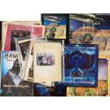 HAWKWIND SIGNED ITEMS AND FAN TAKEN PHOTOS.