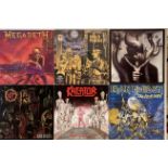 METAL/HEAVY ROCK - LPs (WITH SOME 12"). Scorching collection of 20 x monster LPs (with some 12").