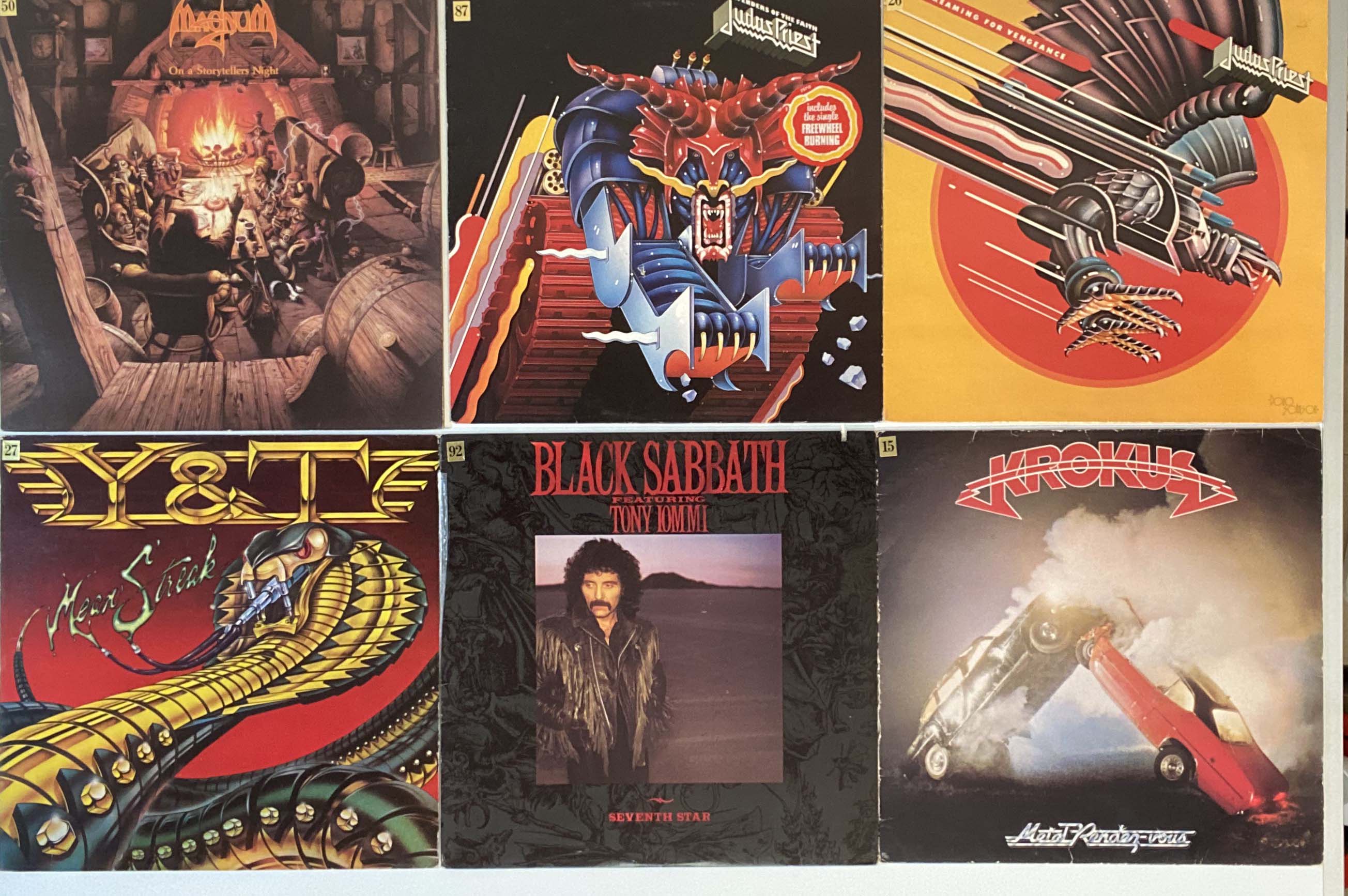 METAL & HARD ROCK LPS & 12". - Image 3 of 6