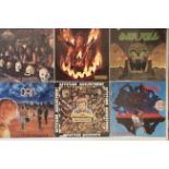 METAL/THRASH - LPs. Blistering collection of 18 x (mainly) LPs loaded with rarities.