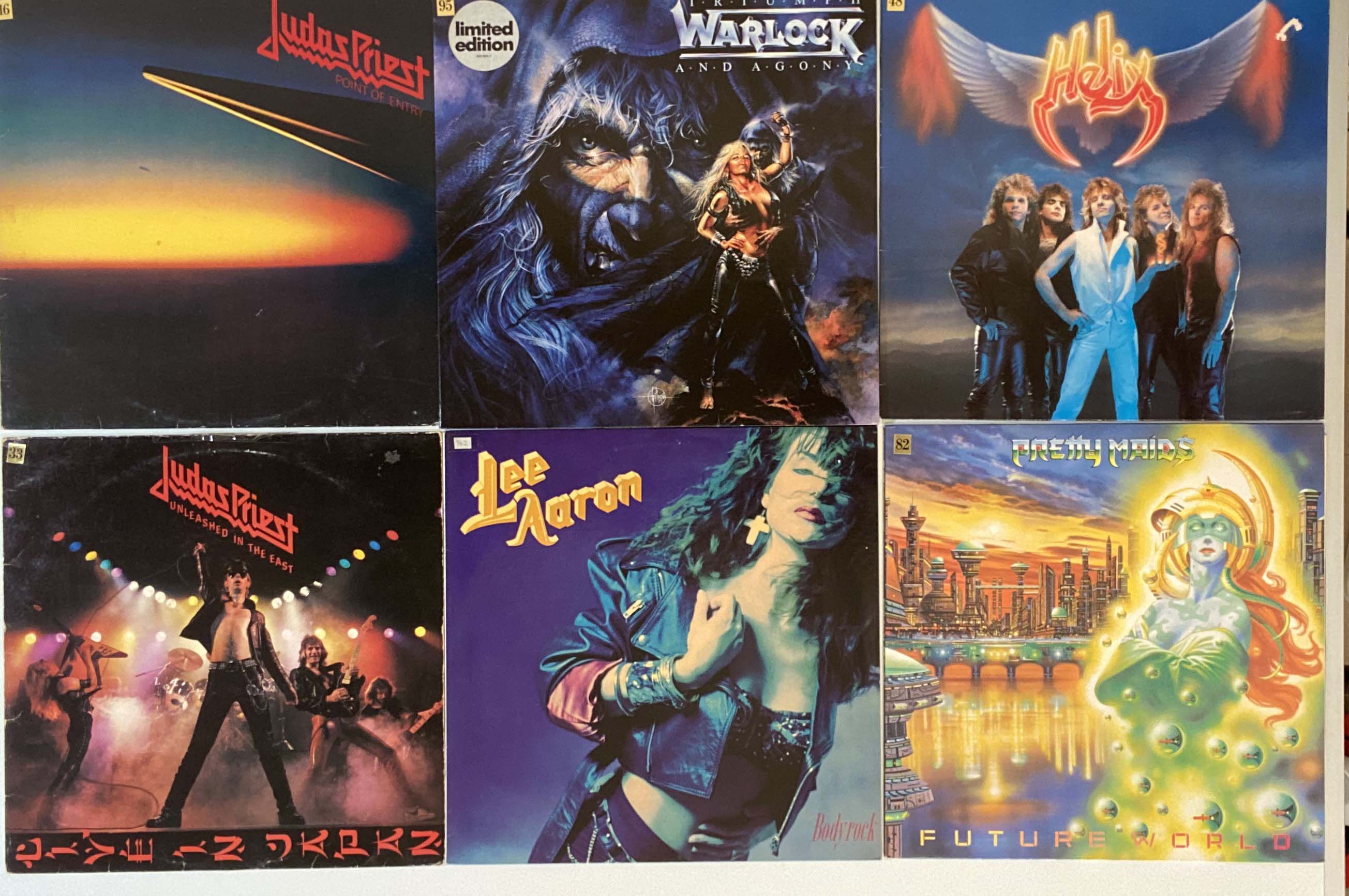 METAL & HARD ROCK LPS & 12". - Image 5 of 6