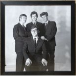 THE YARDBIRDS FRAMED PHOTOGRAPH. A framed photograph of The Yardbirds, developed from the negative.