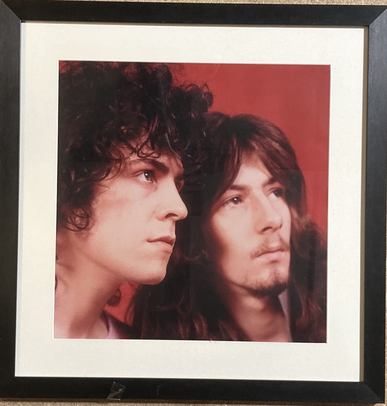 MARC BOLAN / STEVE TOOK FRAMED PHOTOGRAPH.