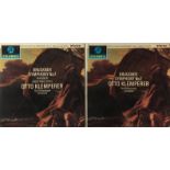 CLASSICAL - OTTO KLEMPERER - BRUCKNER SYMPHONIES - ORIGINAL UK STEREO EDITION LPs (SAX 2454/2455).