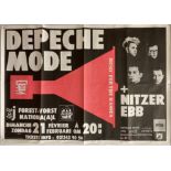 DEPECHE MODE 1987 BRUSSELS POSTER.