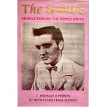 THE SMITHS SHOPLIFTERS OF THE WORLD POSTER. An original poster for The Smiths - Shoplifters..