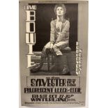 DAVID BOWIE SAN FRANCISCO WINTERLAND POSTER.