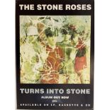 THE STONE ROSES - TURNS INTO STONE PROMOTIONAL POSTER.