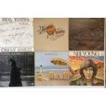 NEIL YOUNG - LPs. Not so shaky collection of 10 x (mainly original UK pressing) LPs from Neil Young.