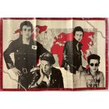 THE CLASH GIVE EM ENOUGH ROPE DOUBLE SIDED POSTER.