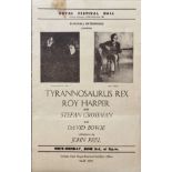 DAVID BOWIE / TYRANNOSAURUS REX 1968 HANDBILL.