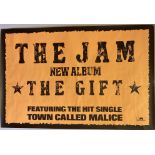 THE JAM THE GIFT / TOWN CALLED MALICE PROMO POSTER.