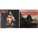 DECOMPOSED/CANCER - DEATH METAL LP/12" RARITIES. Screaming pack of 1 x LP and 1 x 12" rarities.