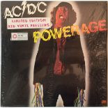 AC/DC - POWERAGE LP (CANADIAN LIMITED EDITION RED VINYL - KSD 19180).