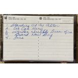 PRINCE - UNRELEASED 'MARGIE COX' CASSETTE DEMO WITH HANDWRITTEN LABELS BY PRINCE.