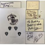 MOTORHEAD/DEF LEPPARD/ JUDAS PRIEST AUTOGRAPHS.