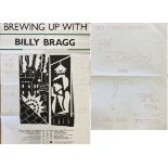 BILLY BRAGG / HANK WANGFORD SIGNED POSTERS.