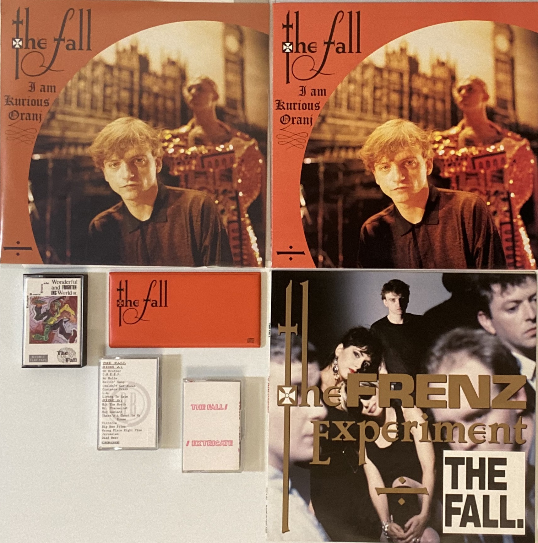 THE FALL - LP (TEST PRESSINGS) WITH CASSETTES AND CDs (MAINLY DEMO/PROMOS).