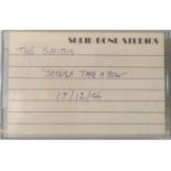 THE SMITHS - SHEILA TAKE A BOW (SOLID BOND STUDIOS DEMO CASSETTE).