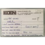 THE SMITHS - EDEN STUDIOS DEMO CASSETTE (BEFORE FIRST ALBUM).