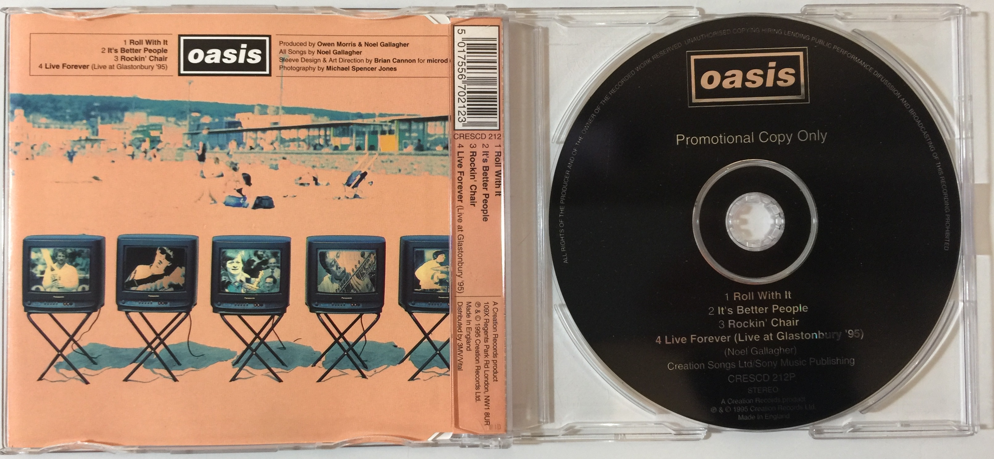 OASIS - PROMO CDs & CASSETTE. - Image 4 of 5